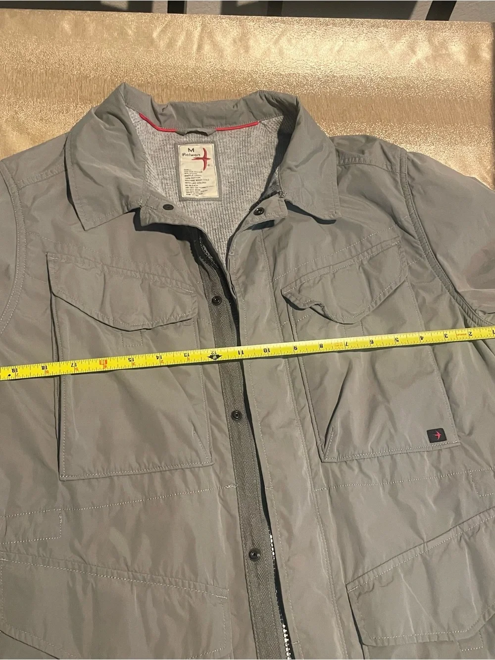 RELWEN Utility Field Jacket Combat Military Inspired Green Men's Size medium